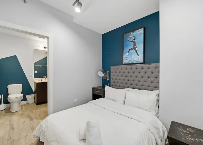 The Plymouth Chicago 4-Br Apartment In Printers Row - Free Parking, Gym & Rooftop Aparthotel 3*